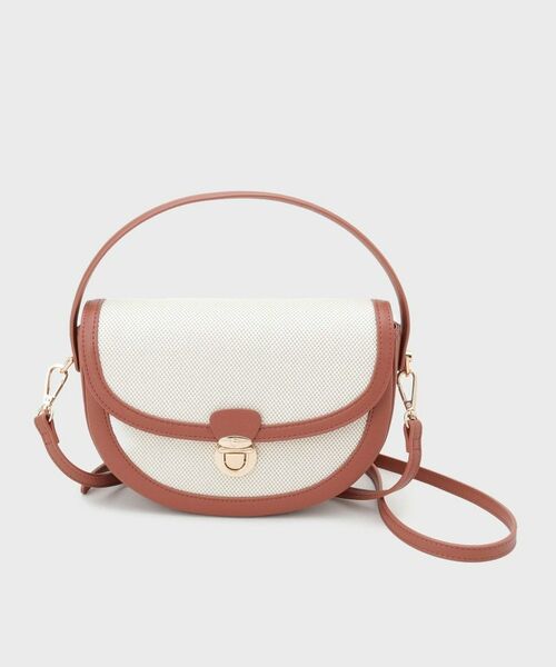 OPAQUE.CLIP / オペーク ドット クリップ ショルダーバッグ | 【2WAY】キャンバス×合皮コンビフロントデザインバッグ | 詳細5