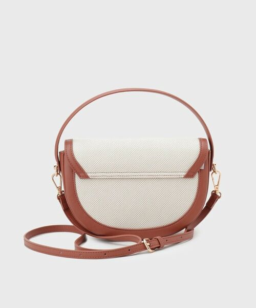 OPAQUE.CLIP / オペーク ドット クリップ ショルダーバッグ | 【2WAY】キャンバス×合皮コンビフロントデザインバッグ | 詳細8