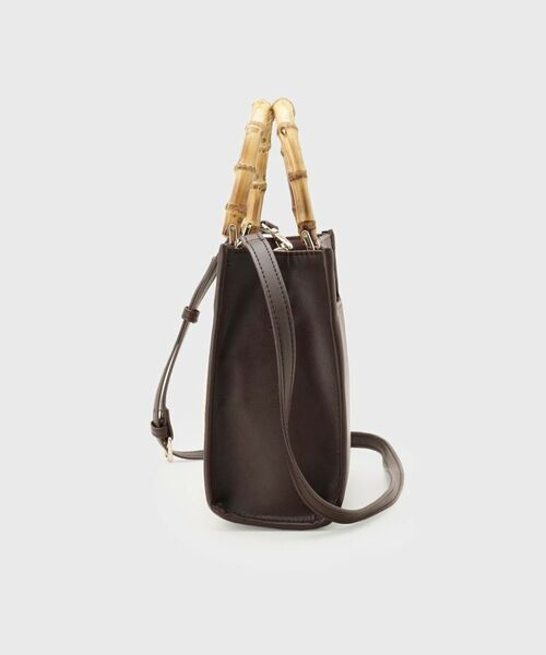 OPAQUE.CLIP / オペーク ドット クリップ トートバッグ | バンブーハンドルスクエアミドルトートバッグ【2WAY】 | 詳細10