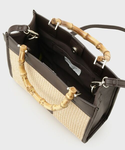 OPAQUE.CLIP / オペーク ドット クリップ トートバッグ | バンブーハンドルスクエアミドルトートバッグ【2WAY】 | 詳細13