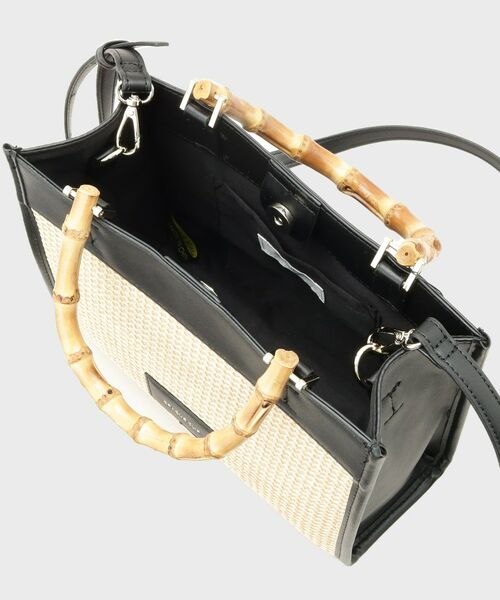 OPAQUE.CLIP / オペーク ドット クリップ トートバッグ | バンブーハンドルスクエアミドルトートバッグ【2WAY】 | 詳細15