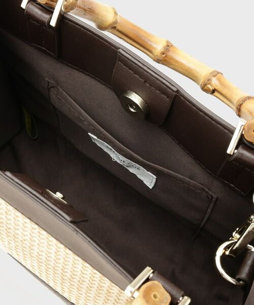 OPAQUE.CLIP / オペーク ドット クリップ トートバッグ | バンブーハンドルスクエアミドルトートバッグ【2WAY】 | 詳細17