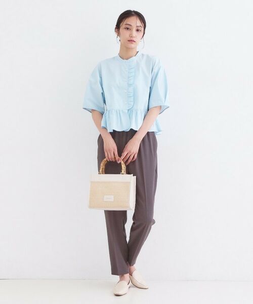 OPAQUE.CLIP / オペーク ドット クリップ トートバッグ | バンブーハンドルスクエアミドルトートバッグ【2WAY】 | 詳細2