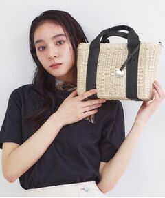 OPAQUE.CLIP / オペーク ドット クリップ トートバッグ | スクエアミドルペーパーかごバッグ【2WAY】