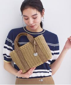 OPAQUE.CLIP / オペーク ドット クリップ トートバッグ | スクエアミドルペーパーかごバッグ【2WAY】