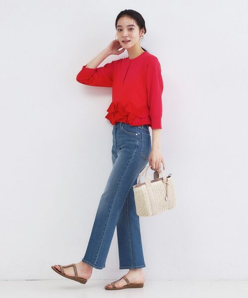 OPAQUE.CLIP / オペーク ドット クリップ トートバッグ | スクエアミドルペーパーかごバッグ【2WAY】 | 詳細4