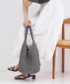 OPAQUE.CLIP / オペーク ドット クリップ ショルダーバッグ | カギ針ラメワンショルダーバッグ