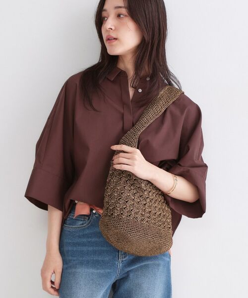 OPAQUE.CLIP / オペーク ドット クリップ ショルダーバッグ | カギ針ラメワンショルダーバッグ | 詳細1