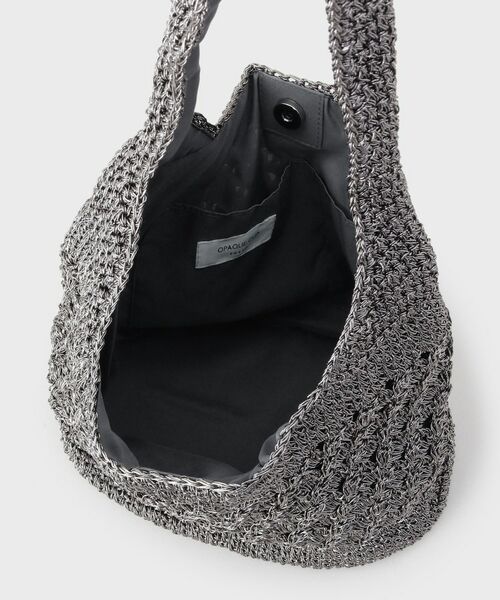 OPAQUE.CLIP / オペーク ドット クリップ ショルダーバッグ | カギ針ラメワンショルダーバッグ | 詳細13