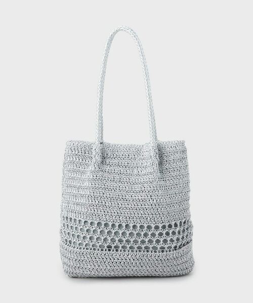 OPAQUE.CLIP / オペーク ドット クリップ トートバッグ | カギ針ラメデザインミドルバッグ | 詳細11