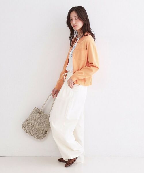 OPAQUE.CLIP / オペーク ドット クリップ トートバッグ | カギ針ラメデザインミドルバッグ | 詳細4