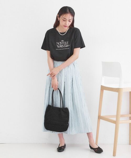 OPAQUE.CLIP / オペーク ドット クリップ トートバッグ | カギ針ラメデザインミドルバッグ | 詳細6