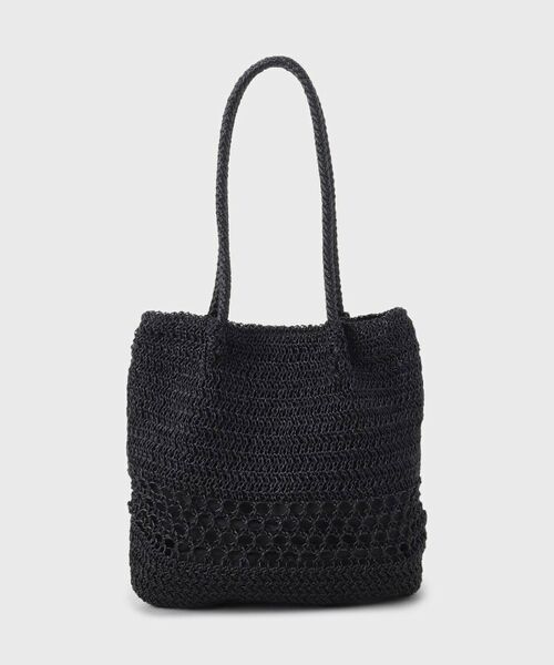 OPAQUE.CLIP / オペーク ドット クリップ トートバッグ | カギ針ラメデザインミドルバッグ | 詳細9