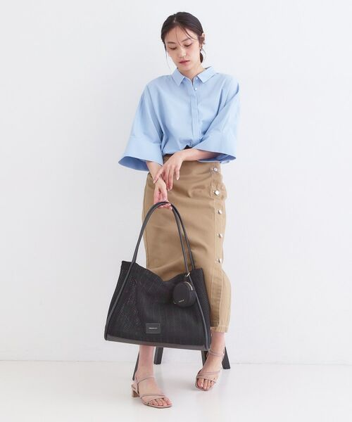 OPAQUE.CLIP / オペーク ドット クリップ トートバッグ | ミニポーチ付きメッシュトートバッグ【大容量】 | 詳細2