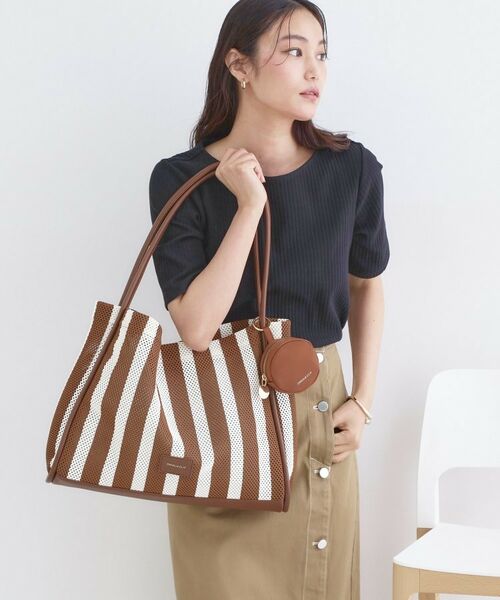 OPAQUE.CLIP / オペーク ドット クリップ トートバッグ | ミニポーチ付きメッシュトートバッグ【大容量】 | 詳細5