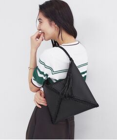 OPAQUE.CLIP / オペーク ドット クリップ ハンドバッグ | ラメコンビデザインハンドバッグ