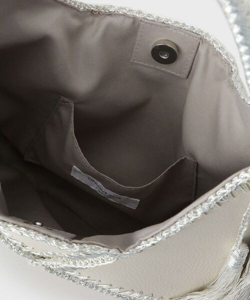 OPAQUE.CLIP / オペーク ドット クリップ ハンドバッグ | ラメコンビデザインハンドバッグ | 詳細13