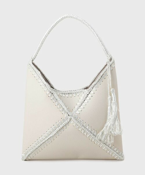 OPAQUE.CLIP / オペーク ドット クリップ ハンドバッグ | ラメコンビデザインハンドバッグ | 詳細5