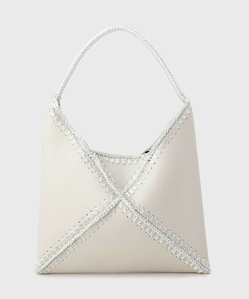 OPAQUE.CLIP / オペーク ドット クリップ ハンドバッグ | ラメコンビデザインハンドバッグ | 詳細8