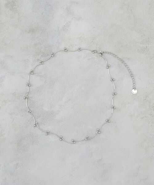 OPAQUE.CLIP / オペーク ドット クリップ ネックレス・ペンダント・チョーカー | デザインチェーンネックレス（シルバー(006)）