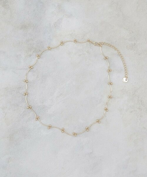 OPAQUE.CLIP / オペーク ドット クリップ ネックレス・ペンダント・チョーカー | デザインチェーンネックレス（ゴールド(007)）