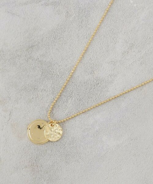 OPAQUE.CLIP / オペーク ドット クリップ ネックレス・ペンダント・チョーカー | ダブルコイン ショートネックレス | 詳細4