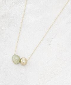 OPAQUE.CLIP / オペーク ドット クリップ ネックレス・ペンダント・チョーカー | 天然石×メタルスライドネックレス