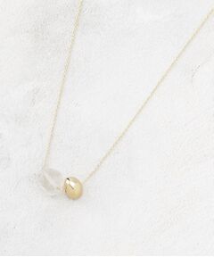 OPAQUE.CLIP / オペーク ドット クリップ ネックレス・ペンダント・チョーカー | 天然石×メタルスライドネックレス