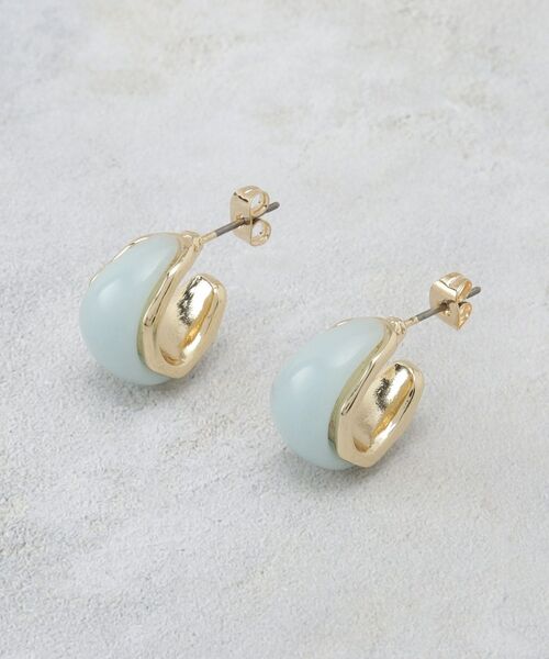 OPAQUE.CLIP / オペーク ドット クリップ ピアス・イヤリング | エポ乳白カラーピアス | 詳細1