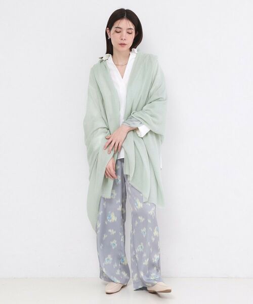 OPAQUE.CLIP / オペーク ドット クリップ マフラー・ショール・スヌード・ストール | 大判シアーストール | 詳細4