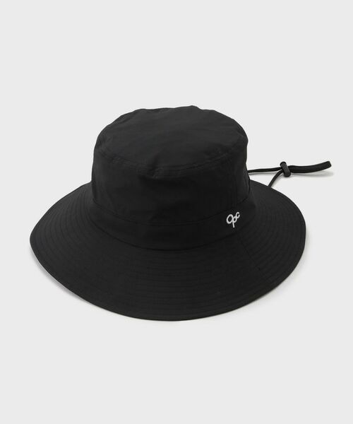 OPAQUE.CLIP / オペーク ドット クリップ ハット | 刺繍ロゴ入り アドベンチャーハット（ブラック(019)）