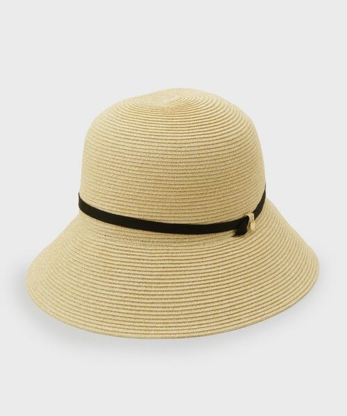 OPAQUE.CLIP / オペーク ドット クリップ ハット | リボン付ブレードハット（アイボリー(004)）