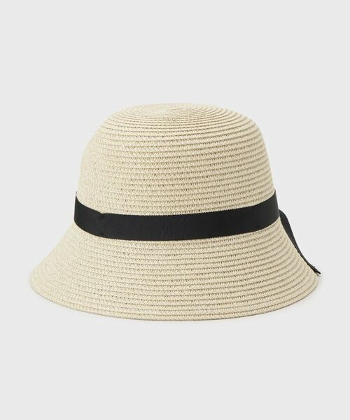 OPAQUE.CLIP / オペーク ドット クリップ ハット | バックリボン ブレードハット（アイボリー(004)）