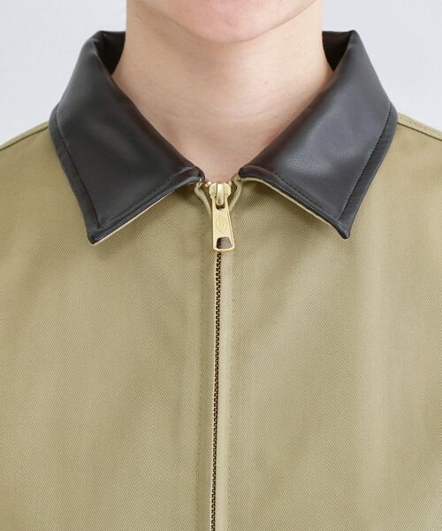 OPAQUE.CLIP / オペーク ドット クリップ レザーブルゾン・ジャケット | 【Dickies×OPAQUE．CLIP】ステンカラーブルゾン | 詳細12