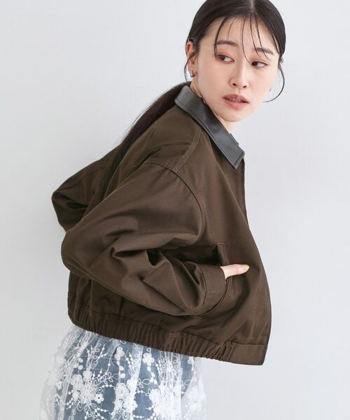 OPAQUE.CLIP / オペーク ドット クリップ レザーブルゾン・ジャケット | 【Dickies×OPAQUE．CLIP】ステンカラーブルゾン | 詳細5