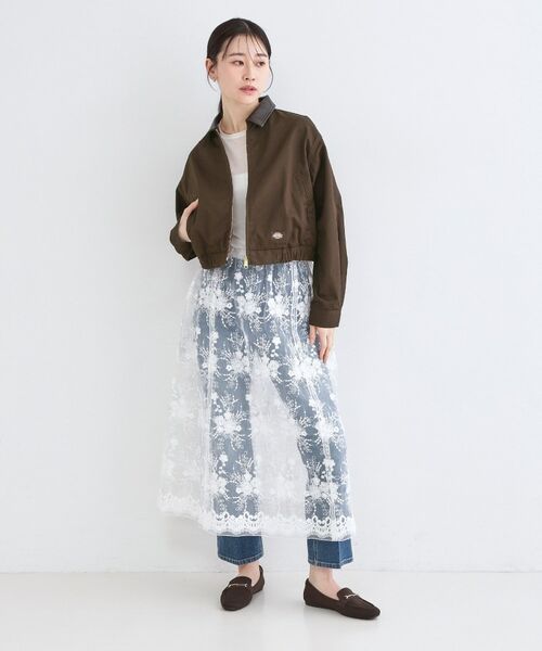 OPAQUE.CLIP / オペーク ドット クリップ レザーブルゾン・ジャケット | 【Dickies×OPAQUE．CLIP】ステンカラーブルゾン | 詳細6