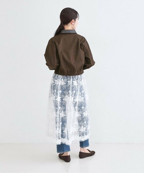 OPAQUE.CLIP / オペーク ドット クリップ レザーブルゾン・ジャケット | 【Dickies×OPAQUE．CLIP】ステンカラーブルゾン | 詳細7