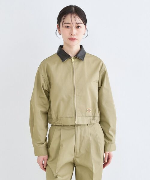 OPAQUE.CLIP / オペーク ドット クリップ レザーブルゾン・ジャケット | 【Dickies×OPAQUE．CLIP】ステンカラーブルゾン | 詳細9