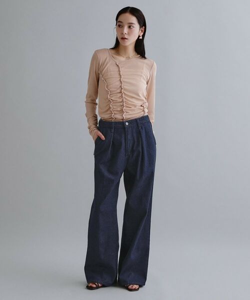 OPAQUE.CLIP / オペーク ドット クリップ デニムパンツ | 【Wrangler／ラングラー】ランチャーワイドデニムパンツ | 詳細6