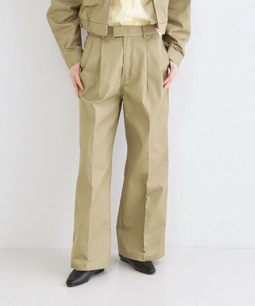 OPAQUE.CLIP / オペーク ドット クリップ パンツ | 【Ｄｉｃｋｉｅｓ×ＯＰＡＱＵＥ．ＣＬＩＰ】（オリーブグリーン(026)）