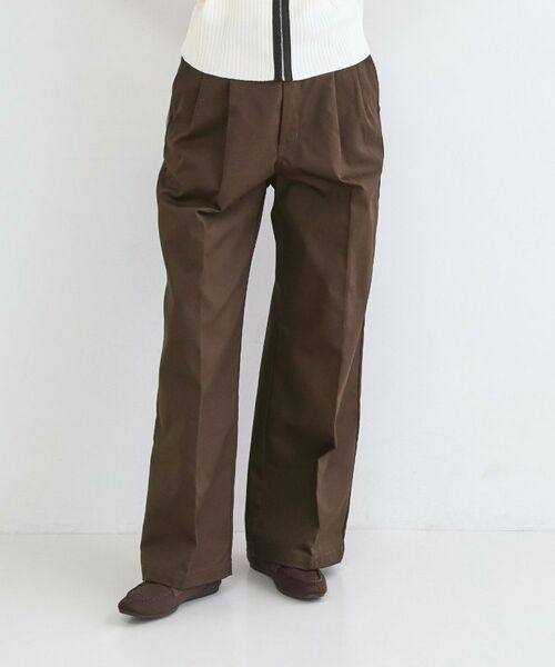 OPAQUE.CLIP / オペーク ドット クリップ パンツ | 【Ｄｉｃｋｉｅｓ×ＯＰＡＱＵＥ．ＣＬＩＰ】（ブラウン(044)）