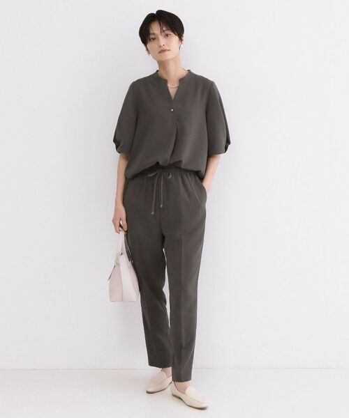 OPAQUE.CLIP / オペーク ドット クリップ パンツ | ストレッチ美脚イージーテーパードパンツ/セットアップ対応可【洗濯機OK/防シワ加工】 | 詳細2