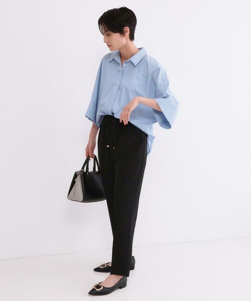 OPAQUE.CLIP / オペーク ドット クリップ パンツ | ストレッチ美脚イージーテーパードパンツ/セットアップ対応可【洗濯機OK/防シワ加工】 | 詳細7