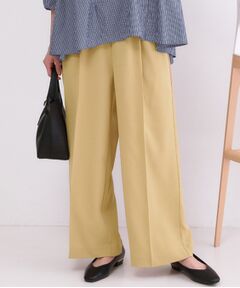 OPAQUE.CLIP / オペーク ドット クリップ パンツ | ストレッチ美脚イージーワイドパンツ／セットアップ対応可【洗濯機OK／防シワ加工】