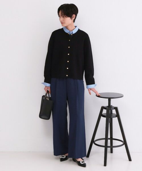 OPAQUE.CLIP / オペーク ドット クリップ パンツ | ストレッチ美脚イージーワイドパンツ/セットアップ対応可【洗濯機OK/防シワ加工】 | 詳細15