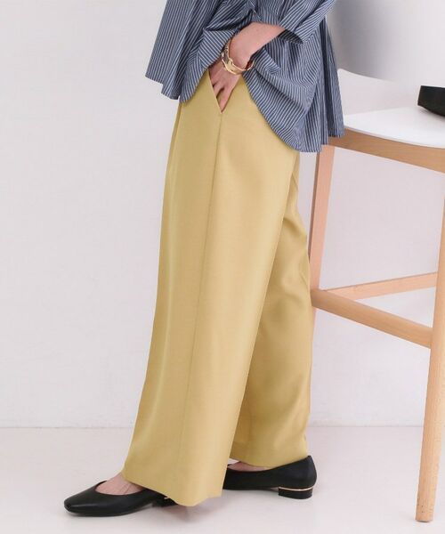 OPAQUE.CLIP / オペーク ドット クリップ パンツ | ストレッチ美脚イージーワイドパンツ/セットアップ対応可【洗濯機OK/防シワ加工】 | 詳細17