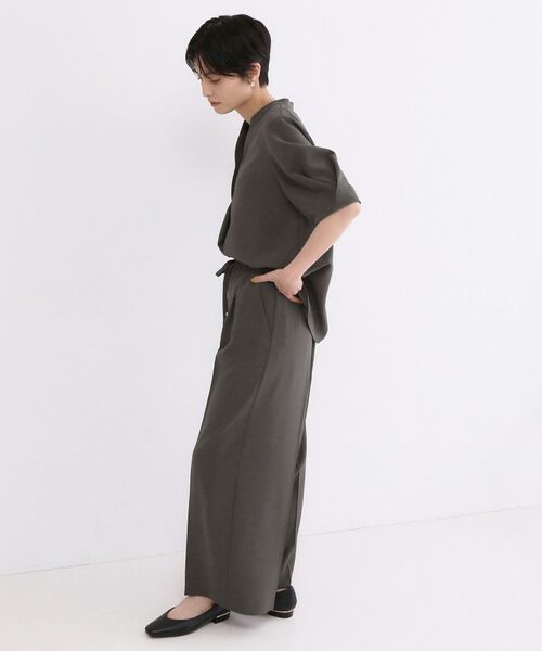 OPAQUE.CLIP / オペーク ドット クリップ パンツ | ストレッチ美脚イージーワイドパンツ/セットアップ対応可【洗濯機OK/防シワ加工】 | 詳細3