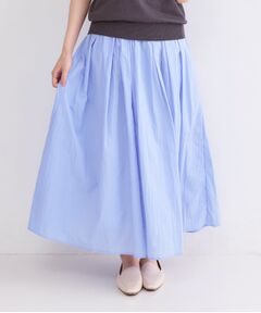 OPAQUE.CLIP / オペーク ドット クリップ ロング・マキシ丈スカート | シアーヴィンテージイージーフレアスカート【洗濯機OK】