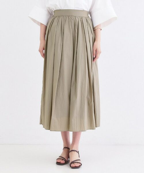 OPAQUE.CLIP / オペーク ドット クリップ ロング・マキシ丈スカート | シアーヴィンテージイージーフレアスカート【洗濯機OK】 | 詳細17