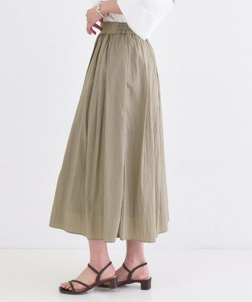 OPAQUE.CLIP / オペーク ドット クリップ ロング・マキシ丈スカート | シアーヴィンテージイージーフレアスカート【洗濯機OK】 | 詳細18